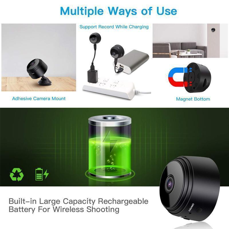 1080p Magnetic WiFi Mini Camera - RV Trailer Backup Camera