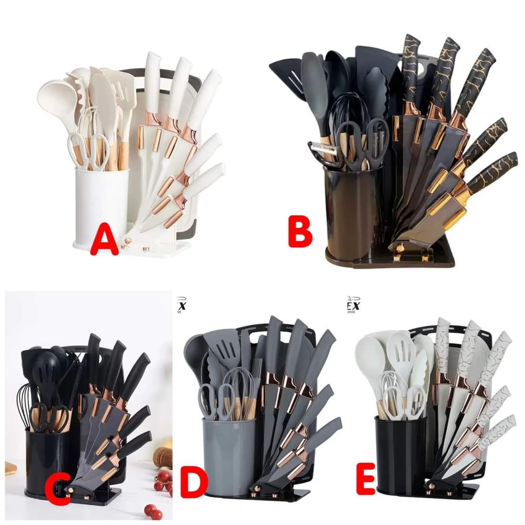 19 pcs kitchen utensils set