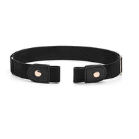 2-Pack Buckleless Elastic Waist Belts | Flat & No Pressure
