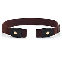 2-Pack Buckleless Elastic Waist Belts | Flat & No Pressure