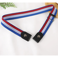 2-Pack Buckleless Elastic Waist Belts | Flat & No Pressure