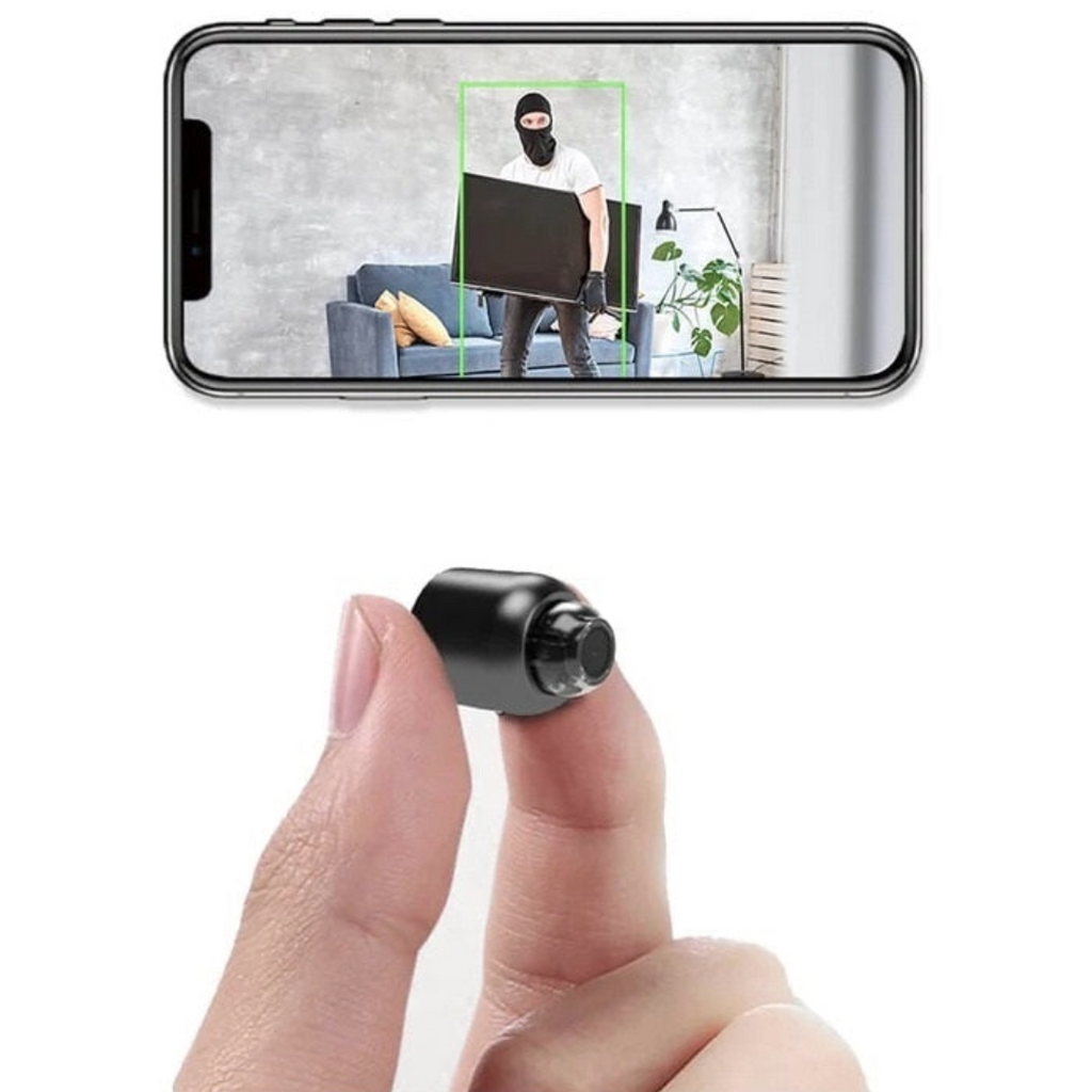 Mini WiFi Cameras (2-Pack): Wireless HD, Night Vision Home & Pet Monitor