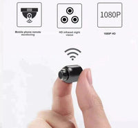 Mini WiFi Cameras (2-Pack): Wireless HD, Night Vision Home & Pet Monitor