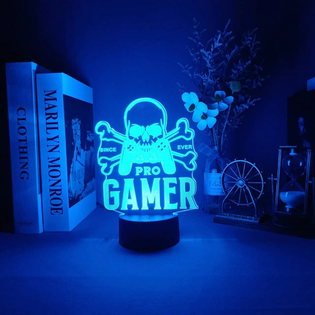 3D LED Gamer Lamp