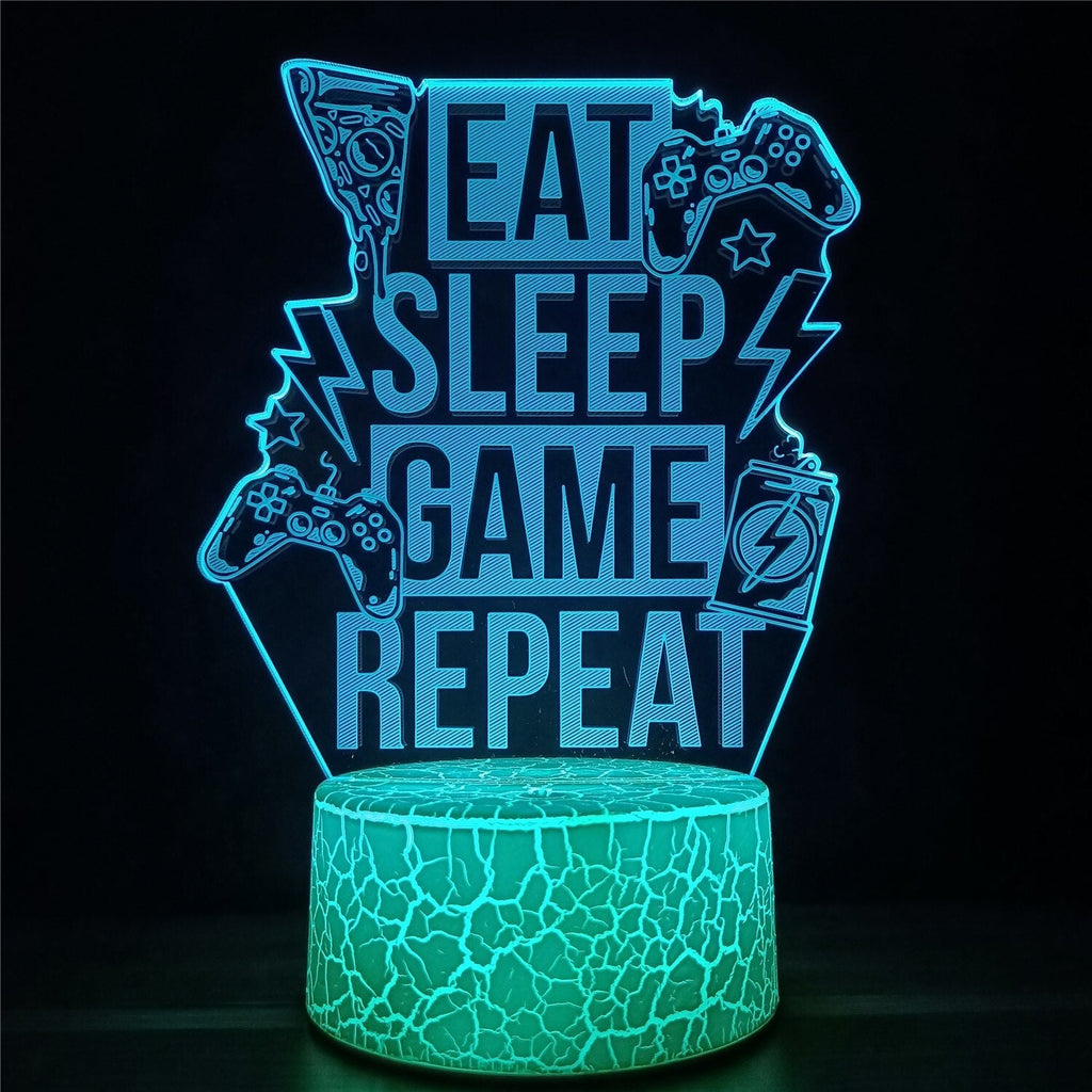3D LED Gamer Lamp