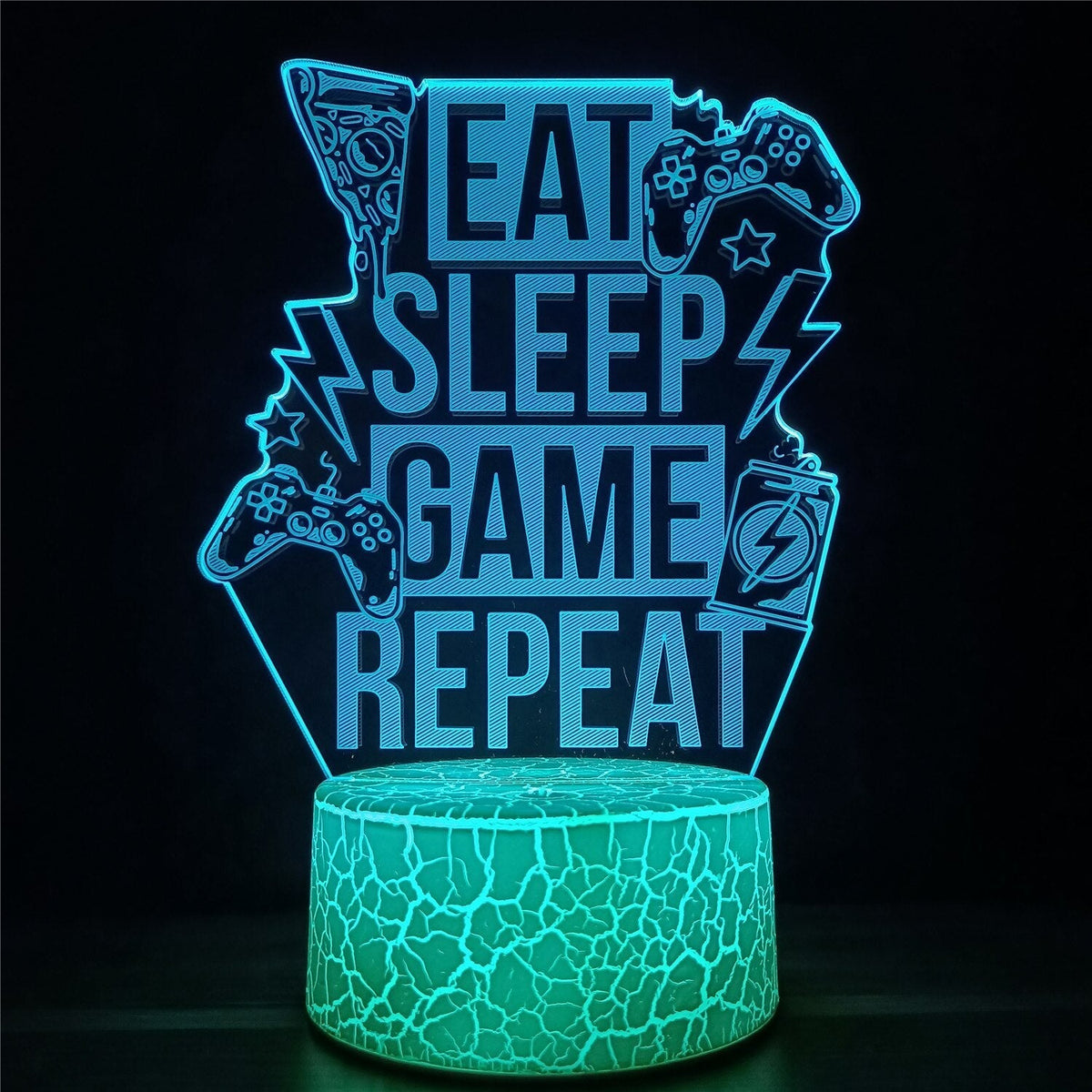3D LED Gamer Lamp