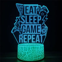 3D LED Gamer Lamp