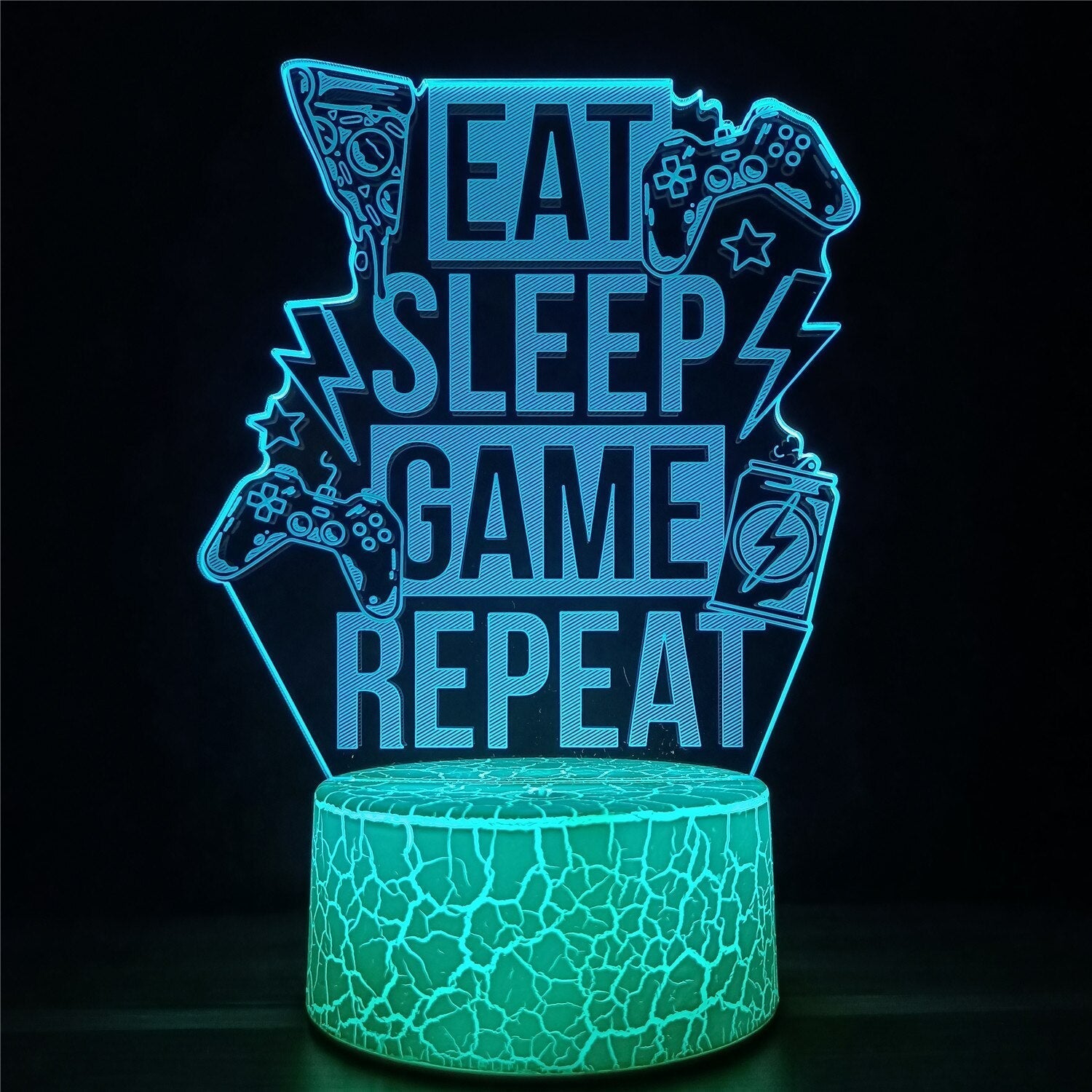 3D LED Gamer Lamp