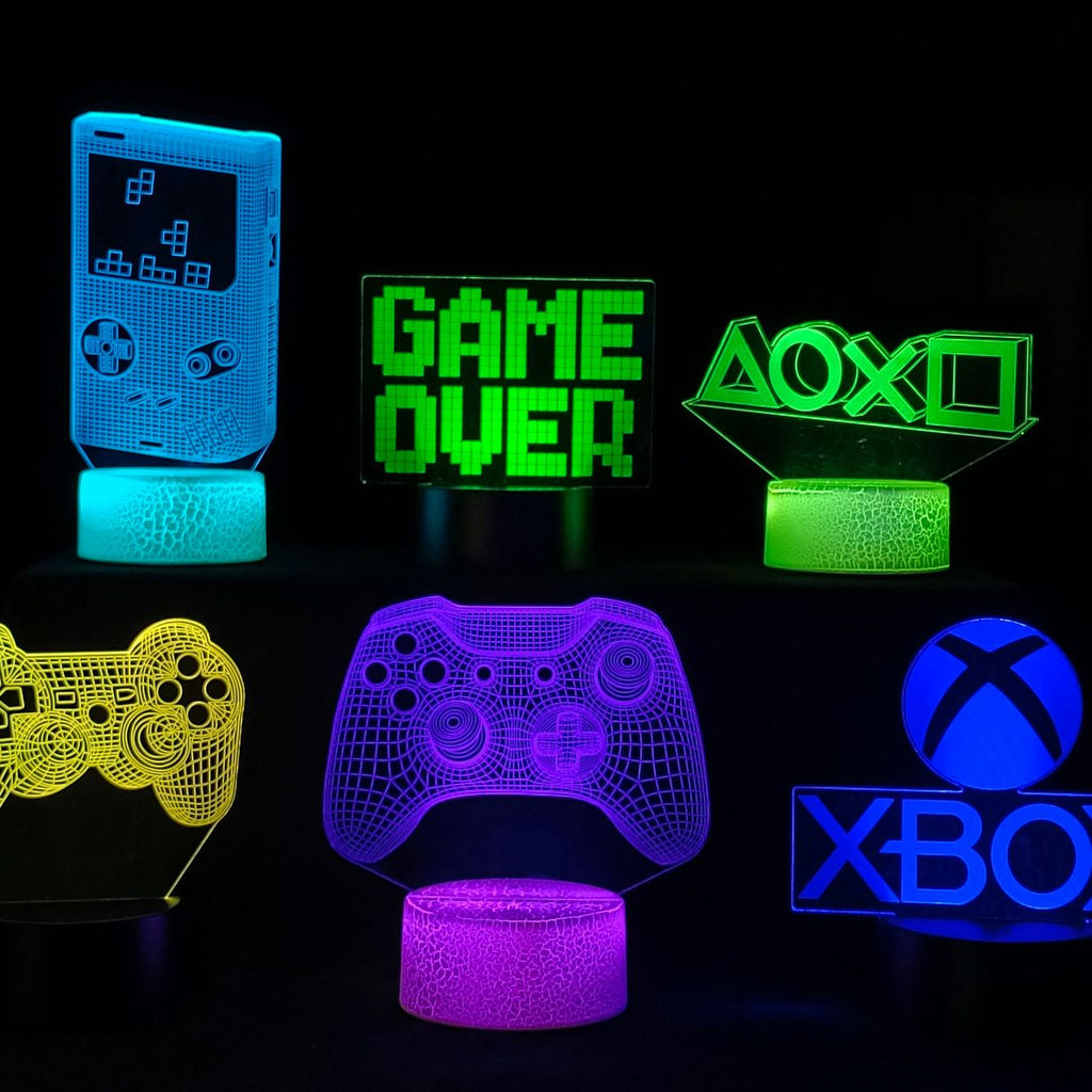 3D LED Gamer Lamp