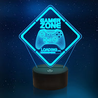 3D LED Gamer Lamp