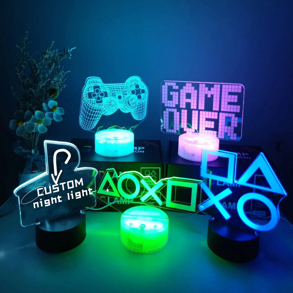 3D LED Gamer Lamp
