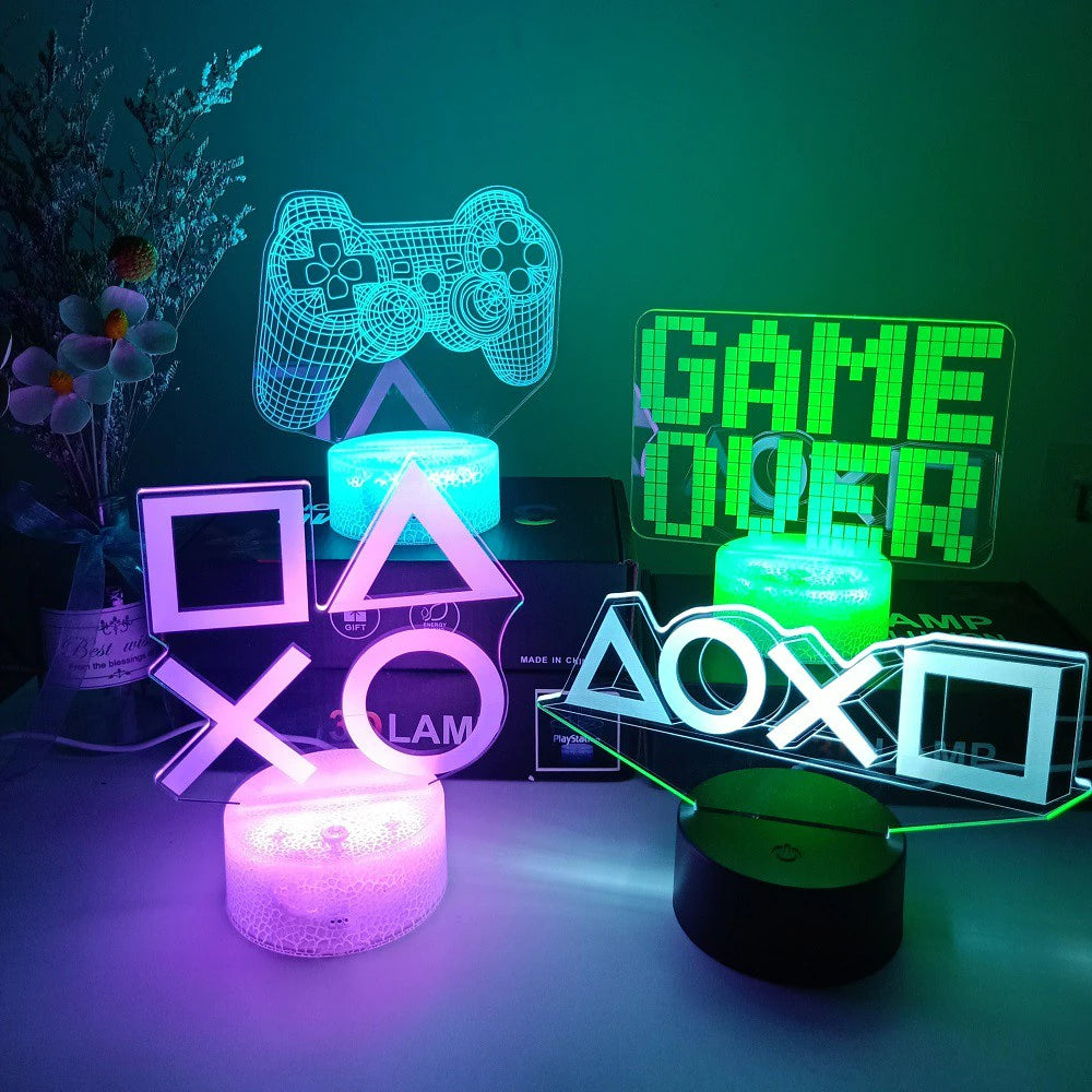 3D LED Gamer Lamp