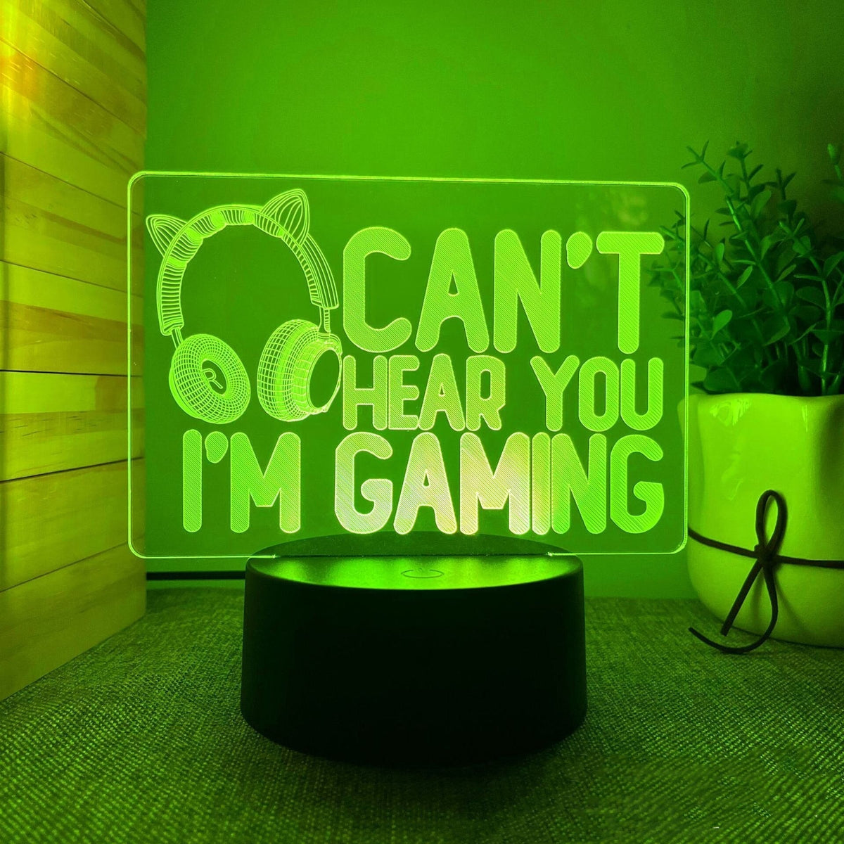 3D LED Gamer Lamp