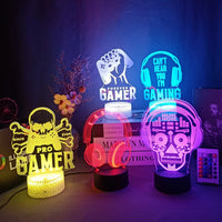 3D LED Gamer Lamp