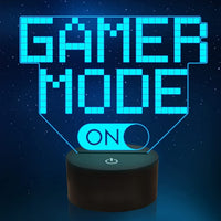 3D LED Gamer Lamp