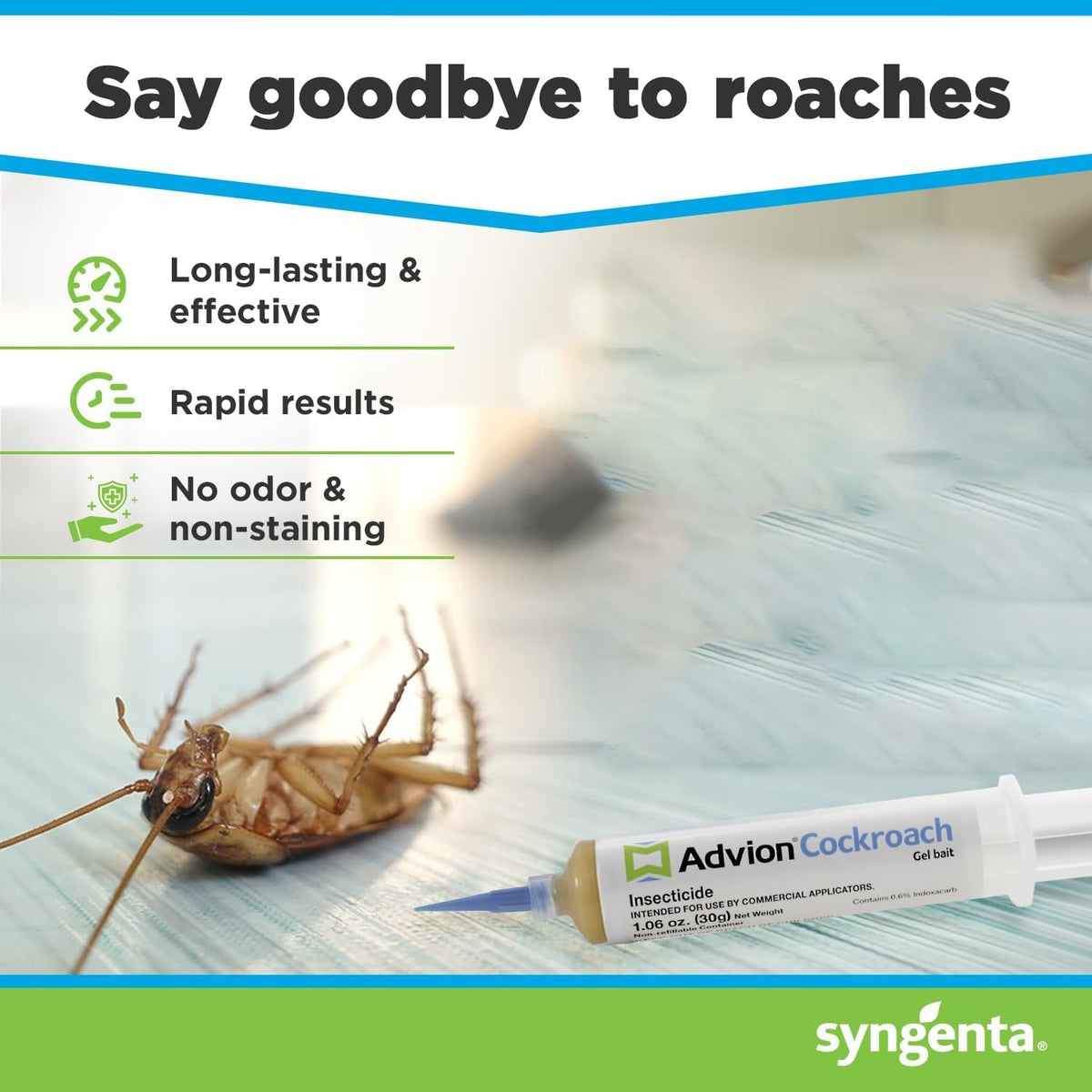 Advion Roach Gel Killer - Safe Indoor Insect Control
