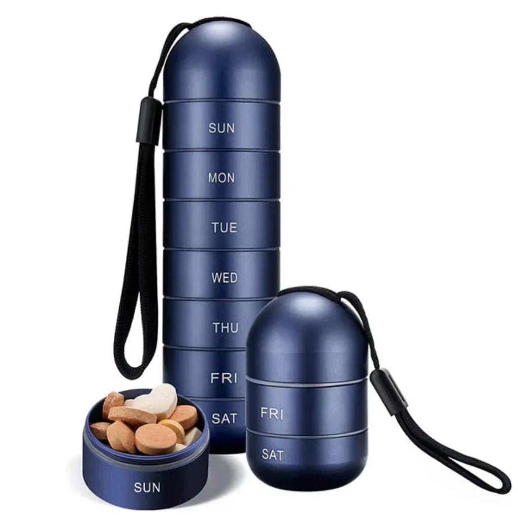 Aluminum 7-Day Pill Case