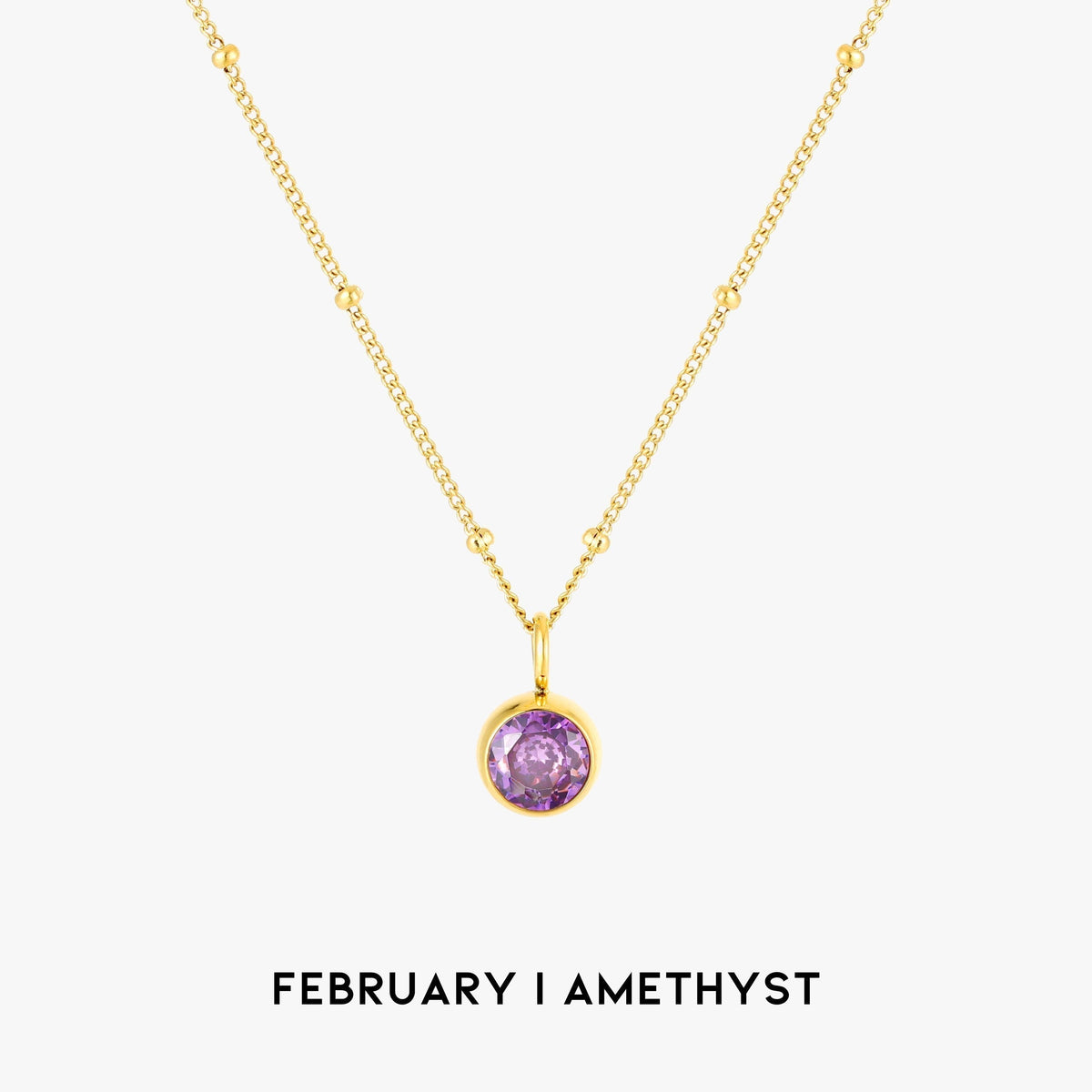 Aurora Birthstone Necklace - A Enchanting Connection
