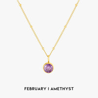 Aurora Birthstone Necklace - A Enchanting Connection