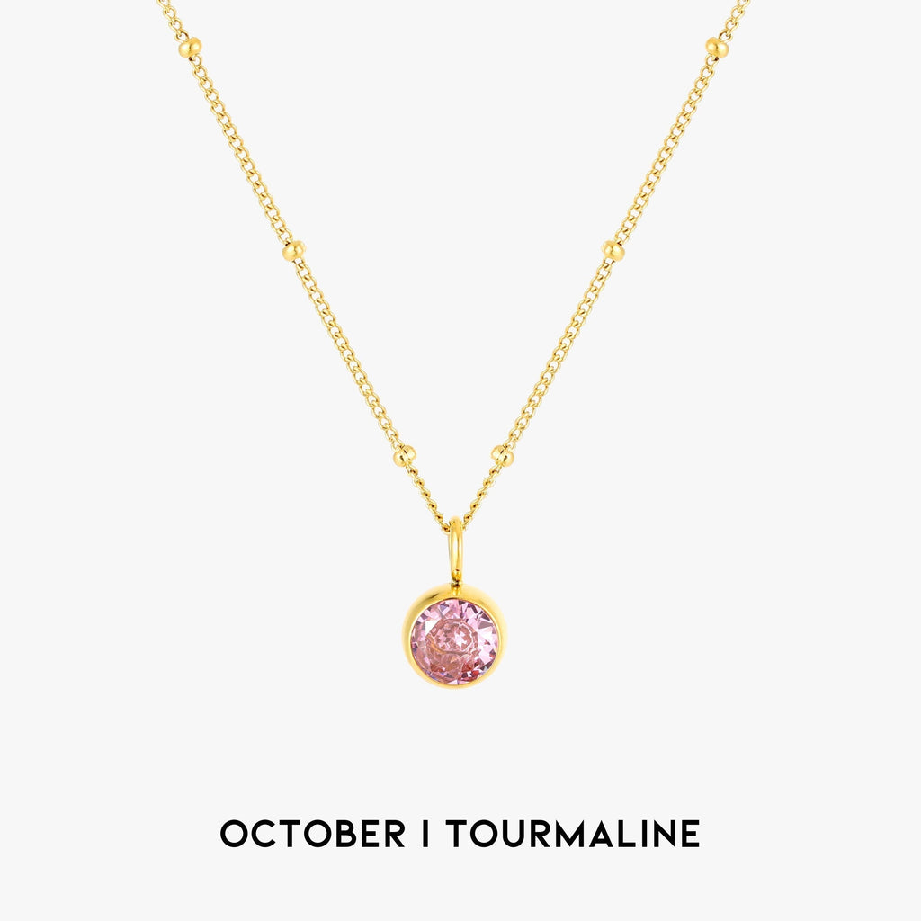 Aurora Birthstone Necklace - A Enchanting Connection