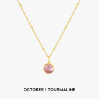 Aurora Birthstone Necklace - A Enchanting Connection