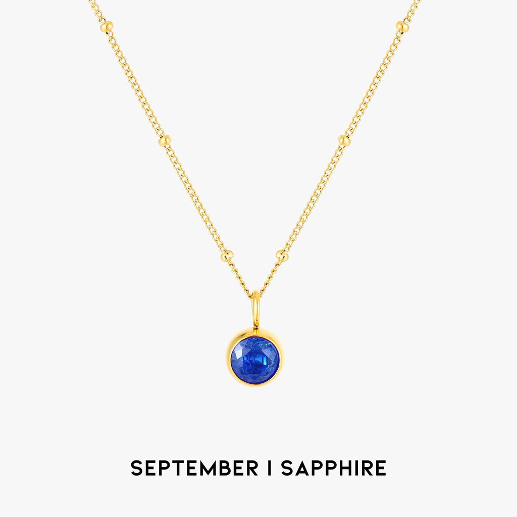 Aurora Birthstone Necklace - A Enchanting Connection