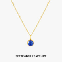 Aurora Birthstone Necklace - A Enchanting Connection