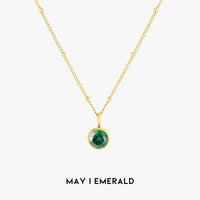 Aurora Birthstone Necklace - A Enchanting Connection