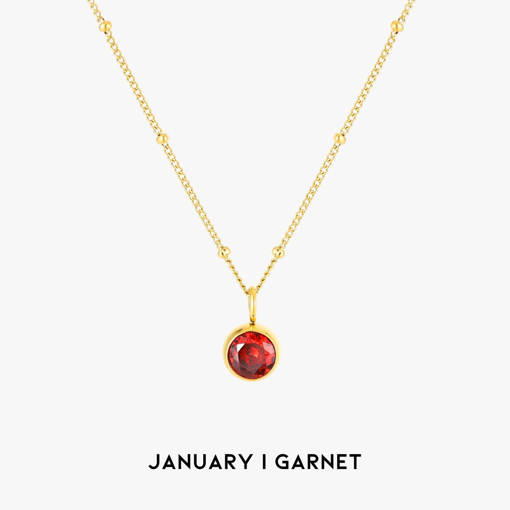 Aurora Birthstone Necklace - A Enchanting Connection