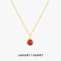 Aurora Birthstone Necklace - A Enchanting Connection