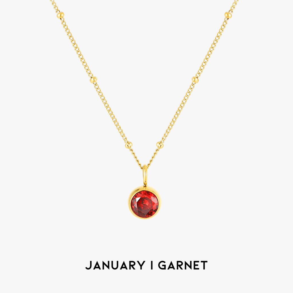 Personalized Birthstone Pendant Necklace