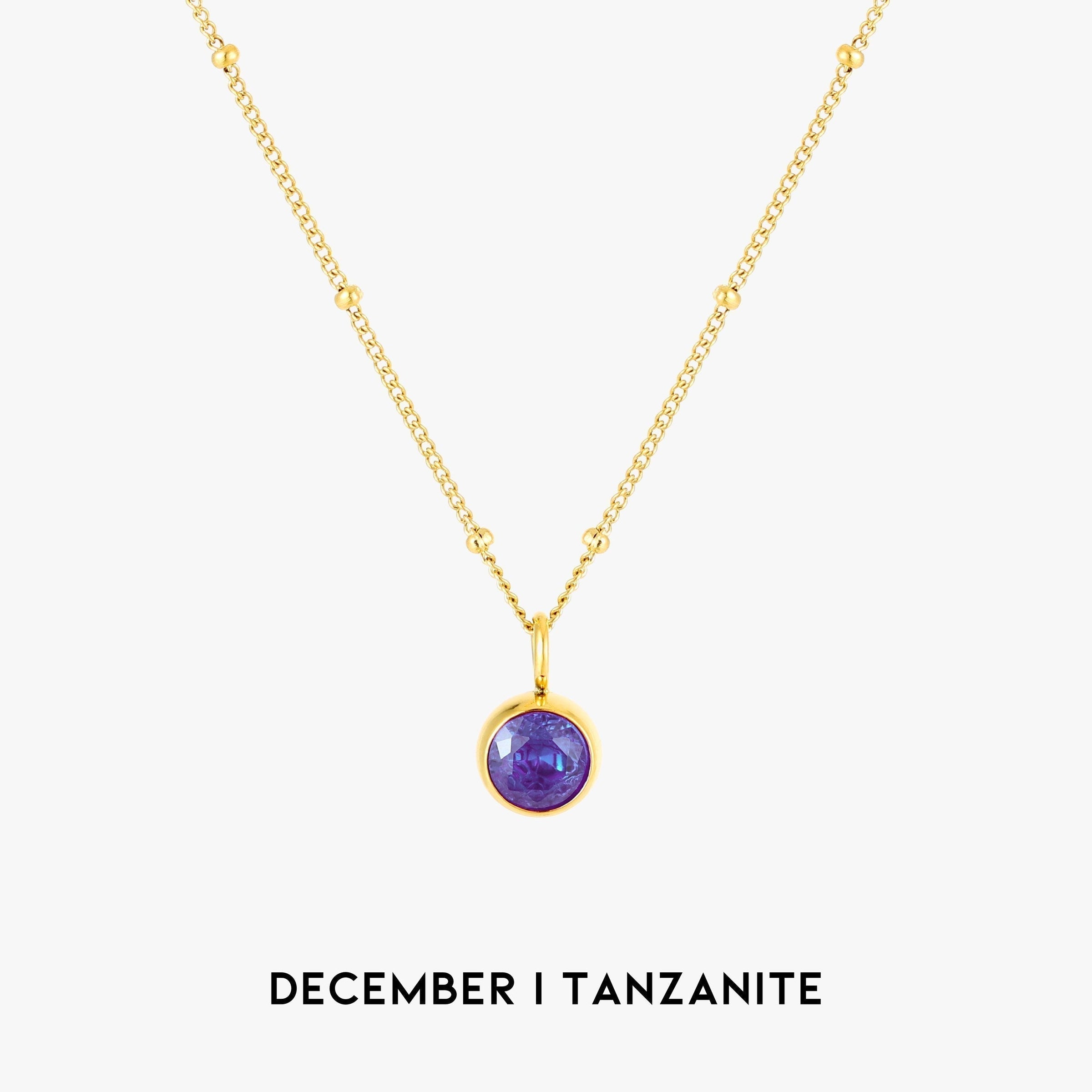 Aurora Birthstone Necklace - A Enchanting Connection