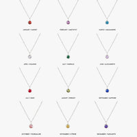 Aurora Birthstone Necklace - A Enchanting Connection
