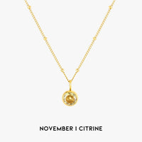 Aurora Birthstone Necklace - A Enchanting Connection