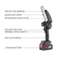 Battery-Powered Handheld Chainsaw