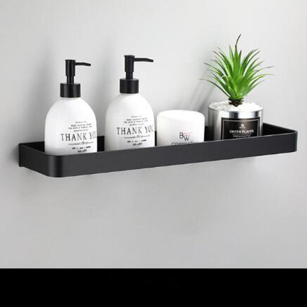 Black Aluminum Alloy Wall Shelf