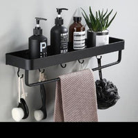 Black Aluminum Alloy Wall Shelf