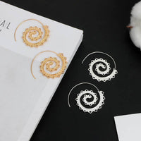 Bohemian Spiral Hippie Earrings