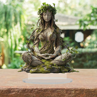 Bohemian Spiritual Goddess Acrylic Sculpture Home Decor