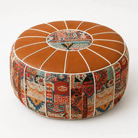 Bohemian Storage Ottoman Pouf with Hidden Compartment