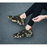 Camouflage Knit Sport Shoes