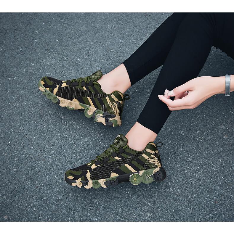 Camouflage Knit Sport Shoes
