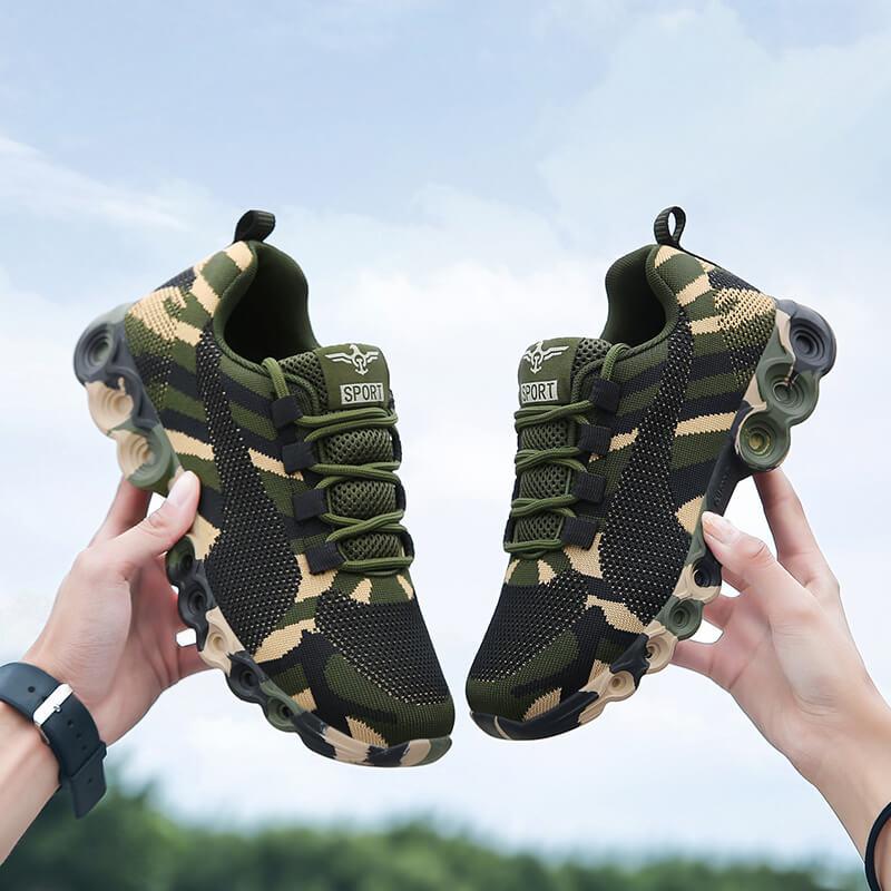 Camouflage Knit Sport Shoes