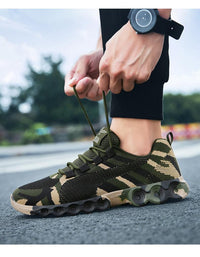 Camouflage Knit Sport Shoes