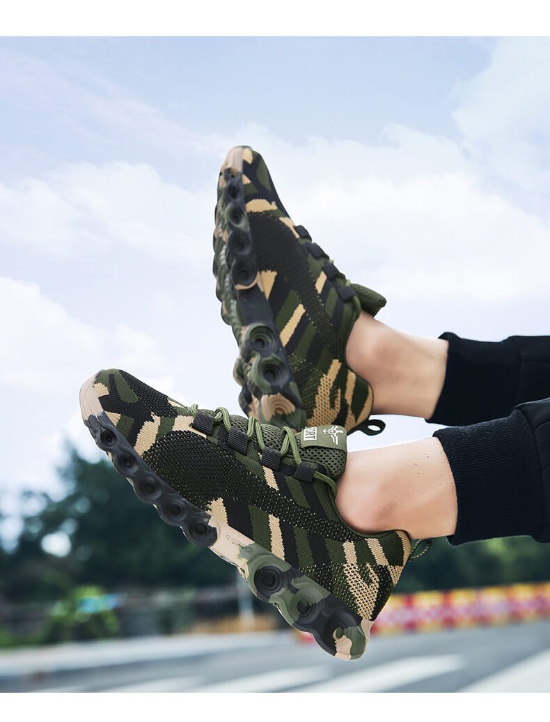 Camouflage Knit Sport Shoes