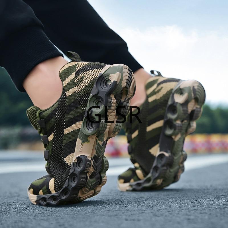 Camouflage Knit Sport Shoes