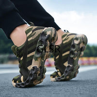 Camouflage Knit Sport Shoes