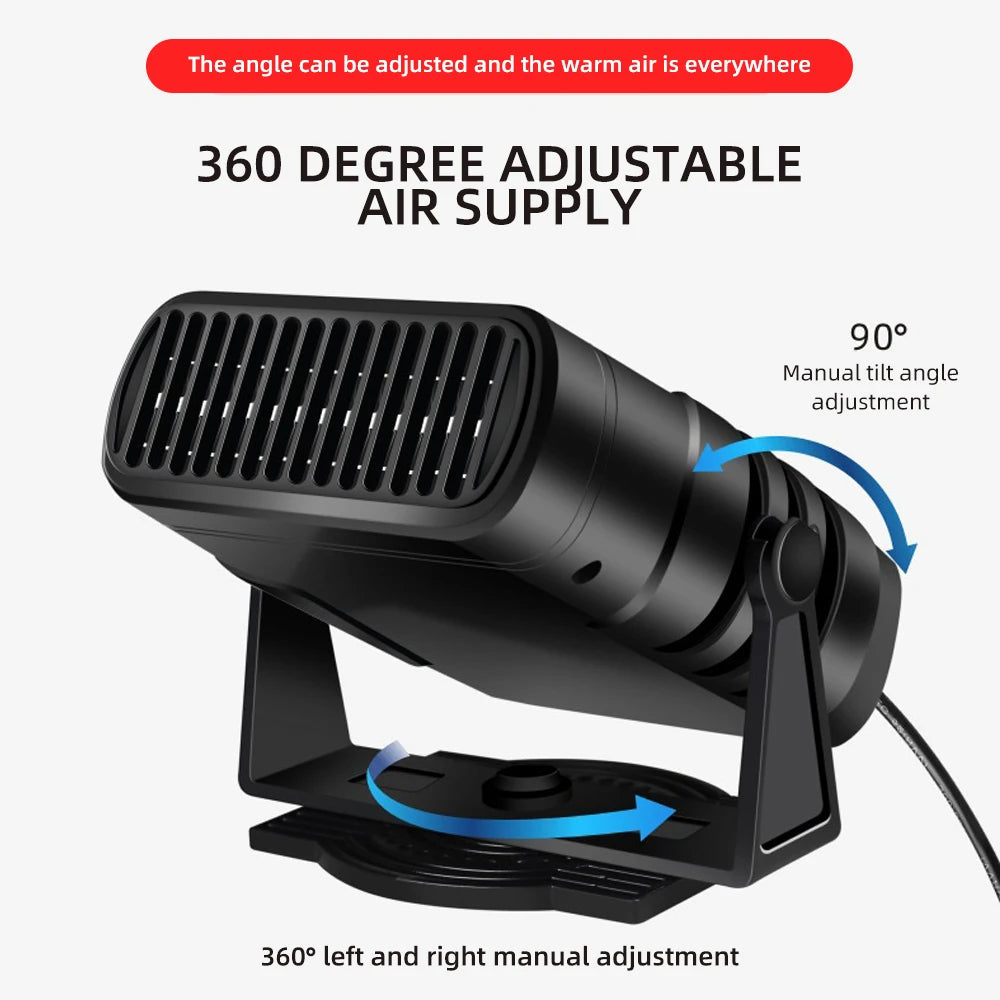 12V Car Climate Control: Defrost, Heat & Cool