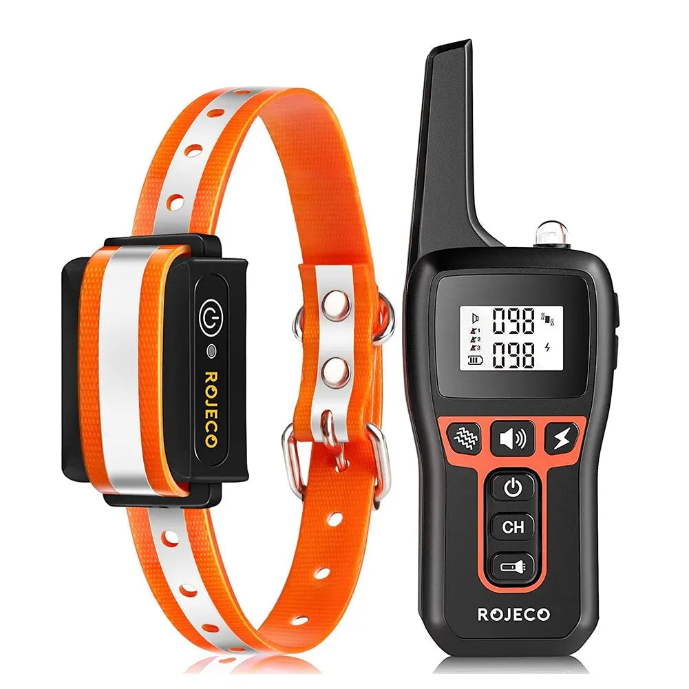 Sisica | 1000m Waterproof Dog Training Collar | Rechargeable, Remote Control & Adjustable for Small, Medium, and Large Dogs
