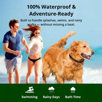 Sisica | 1000m Waterproof Dog Training Collar | Rechargeable, Remote Control & Adjustable for Small, Medium, and Large Dogs